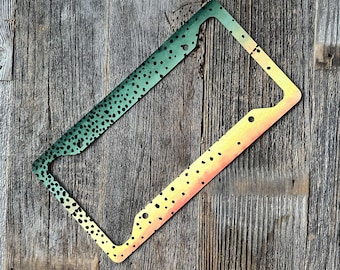 Cutthroat Trout License Plate Frame