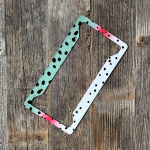 Rainbow Trout License Plate Frame