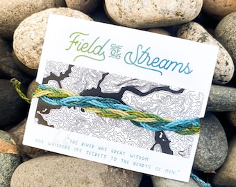 Field of Streams Woven Bracelet