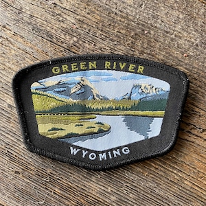 Green River Wyoming Iron-On Patch