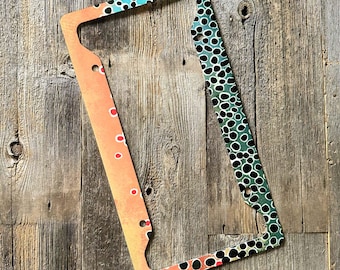 Brown Trout 2.0 License Plate Frame