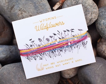 Wyoming Wildflowers Bracelet