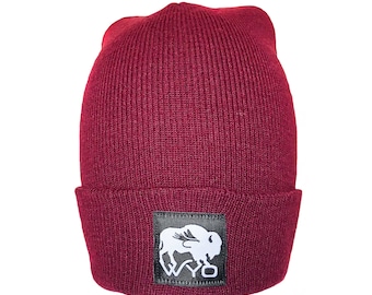 Wyo Bison Fly Knit Beanies