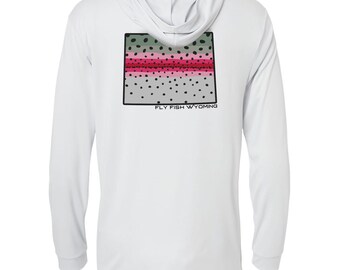 Rainbow Trout Performance Hooded Long Sleeve