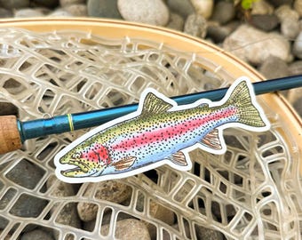 Trout Species Series - Rainbow Trout Sticker