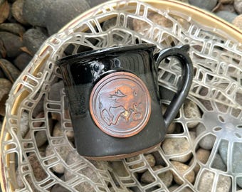Handmade Wyo Bison Fly Mugs