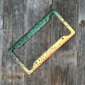 Cutthroat Trout License Plate Frame