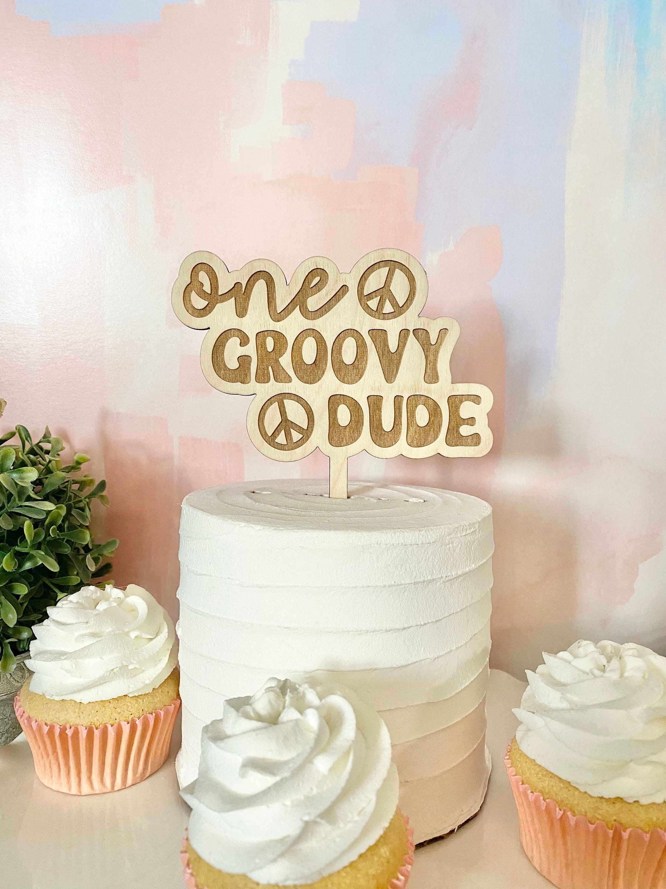 16+ Two Groovy Birthday Cake