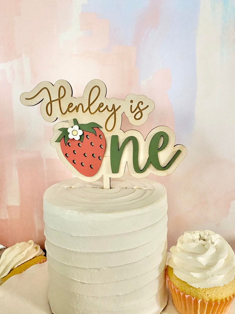 Sweet One Birthday Cake Topper Customized With Name First Etsy Il 794xN.4906519985 32kt