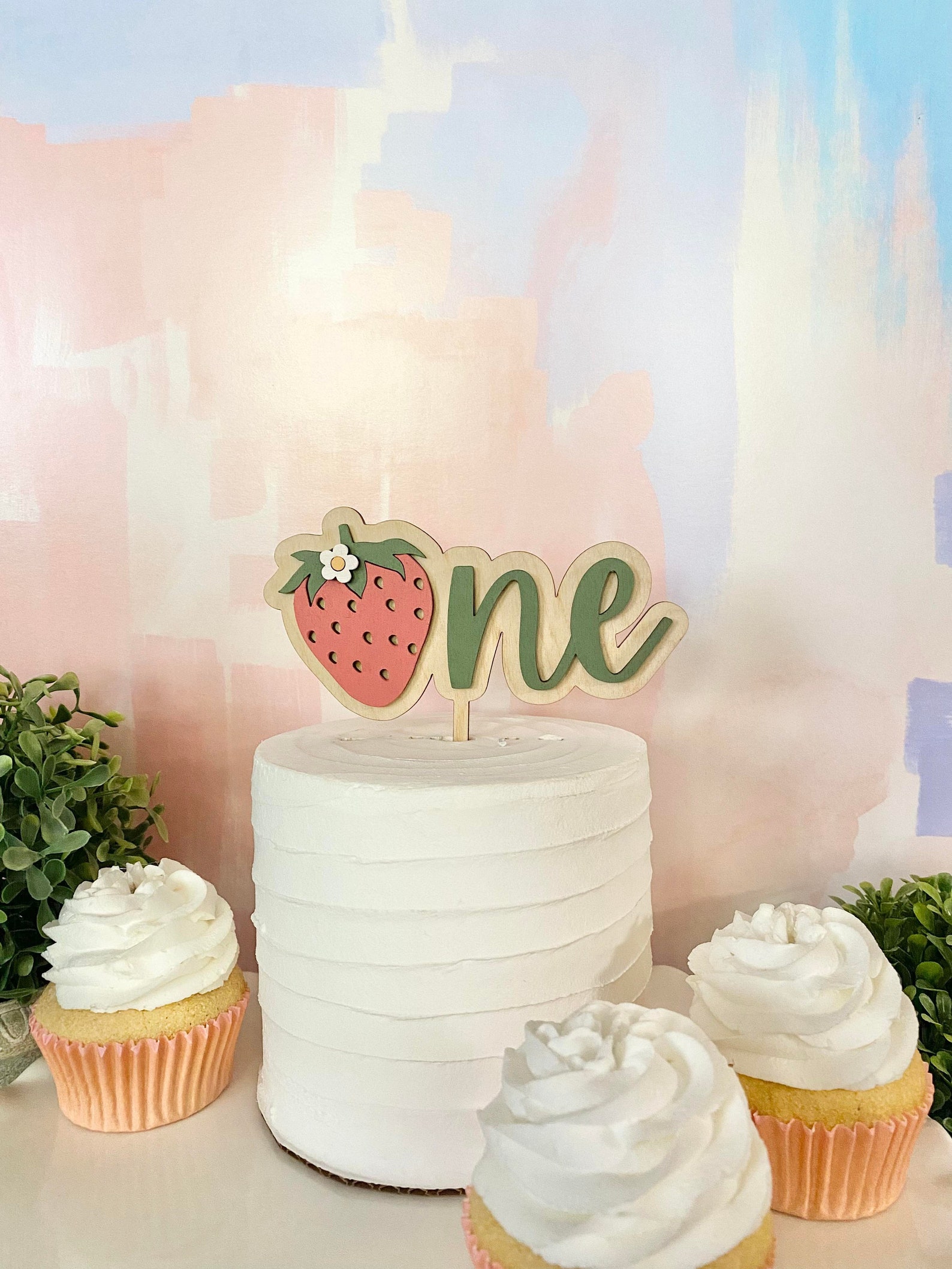 Sweet One Birthday Cake Topper First Birthday Decor 3D Wood Etsy Il 1588xN.4049932275 Dssv