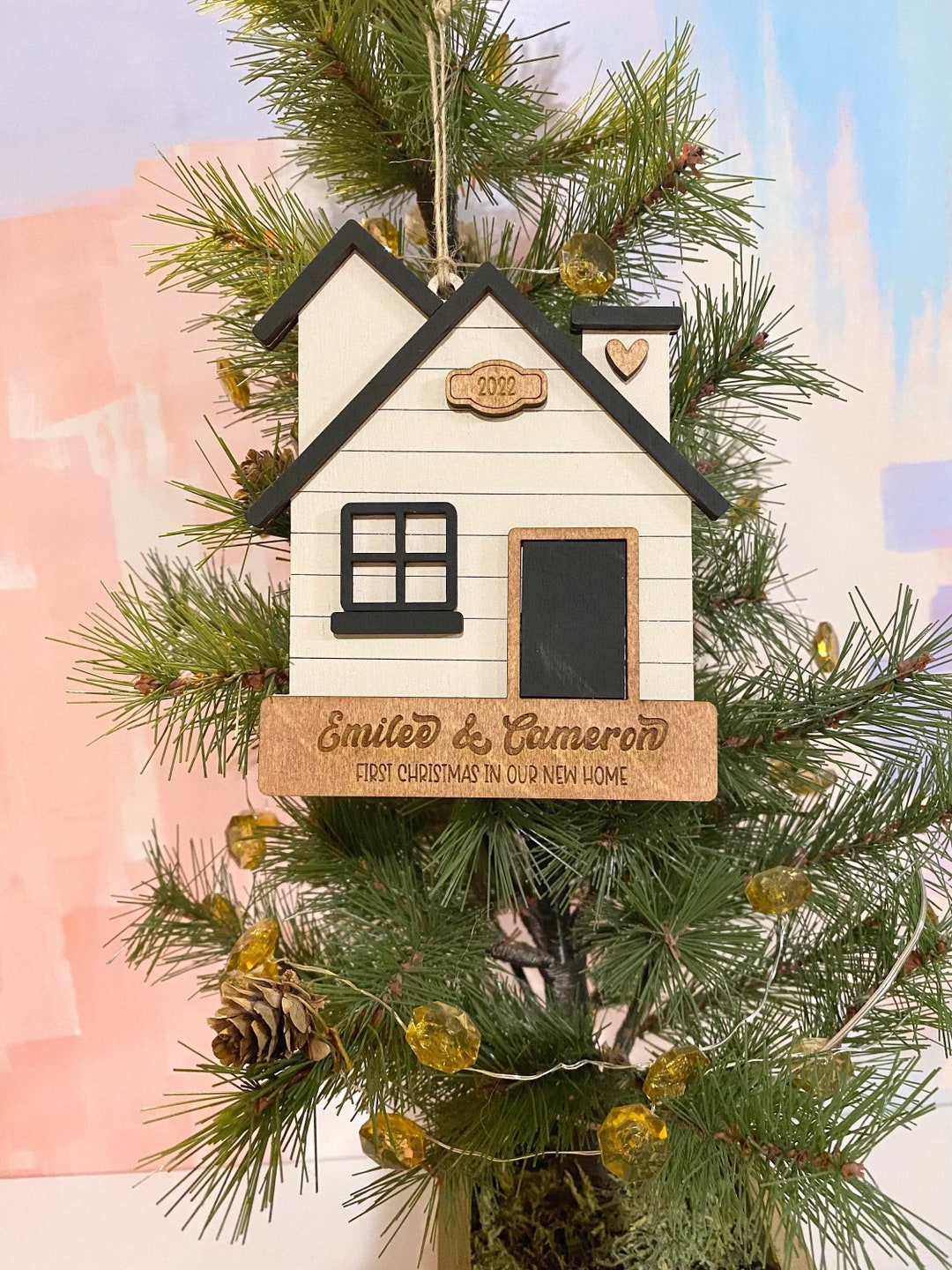 Our First Home Christmas Ornament 