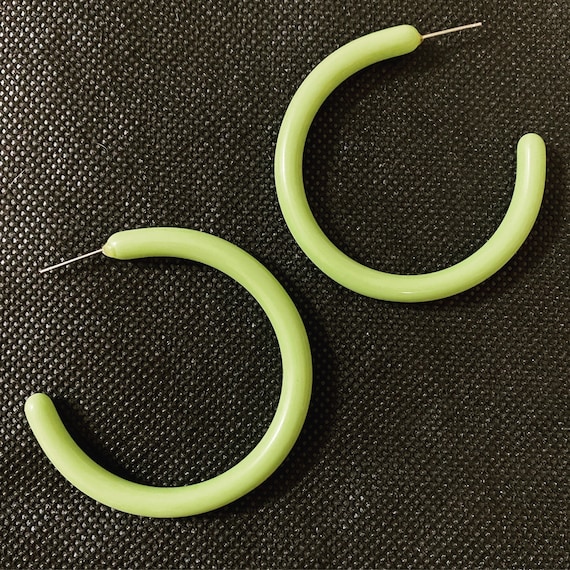 LIME Green Hoops!