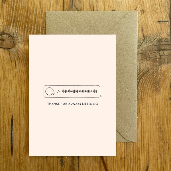 Thanks for Listening - Etsy