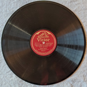 Your Choice: Lots of 3 Antique 12-inch Shellac Records 78 RPM - Brunswick, Victor Red Seal, Victor - PLUS MP3 files