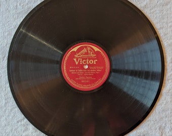 Your Choice: Lots of 3 Antique 12-inch Shellac Records 78 RPM - Brunswick, Victor Red Seal, Victor - PLUS MP3 files