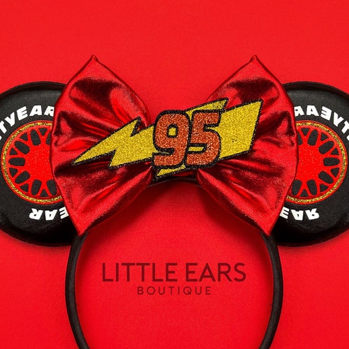 Lightning Mcqueen Inspired Cars Mouse Ears Etsy