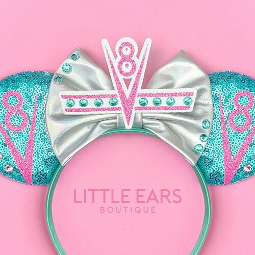 Pink Car Mouse Ears, Magical Cars Ears,  Ears, Cars Ears, Flo Ears, Magical Mouse Ears, Mickey Ears