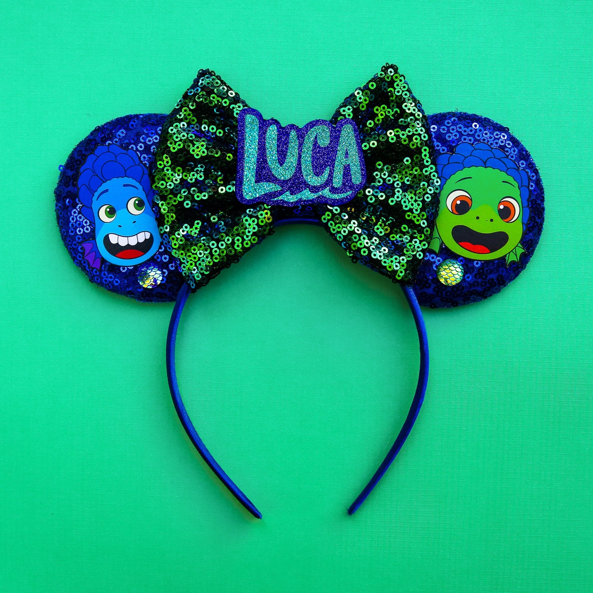 Luca Inspired Mickey Minnie Mouse Ears / Headband / Luca Ears / Luca …