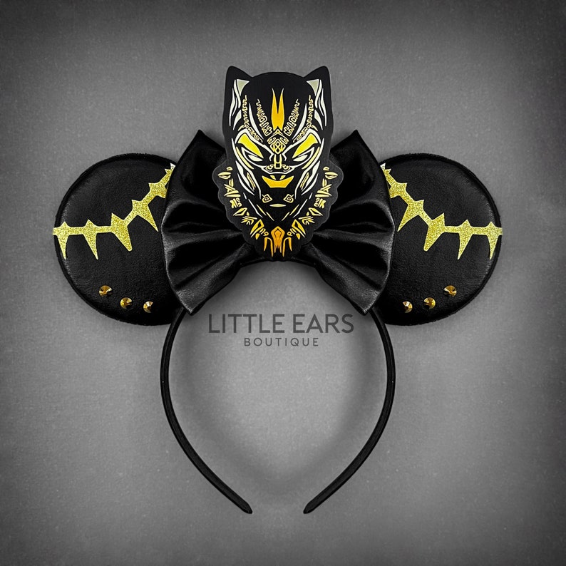 Disney Ears Mickey Ears Wakanda Forever Ears Black Panther Etsy