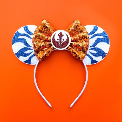 Ahsoka Ears Mickey Ears S Wars Mickey Ears Characters Ears Etsy