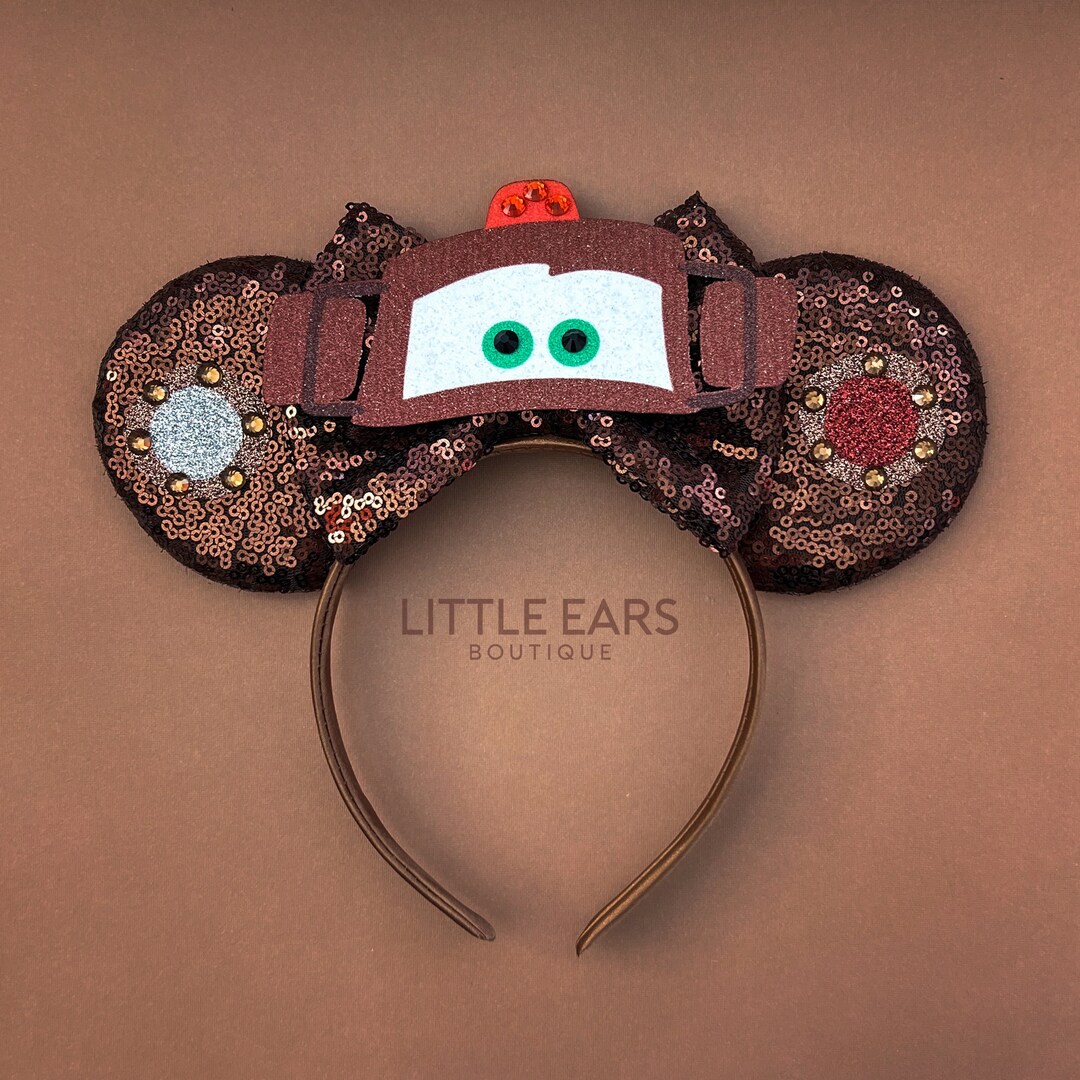 Tow Mater Mickey Ears Cars Mouse Ears Characters Ears Etsy