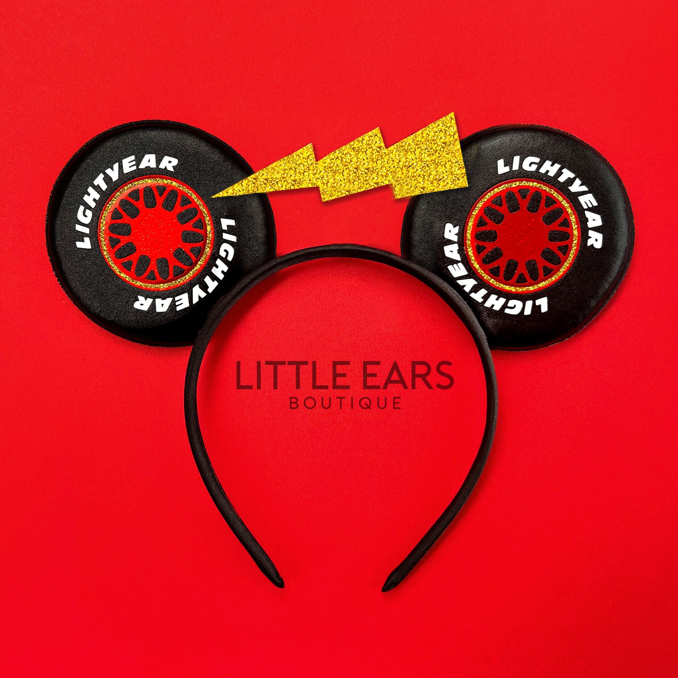 Lightning Mcqueen Mickey Ears, Cars Ears, Cars Inspired Mickey Mouse