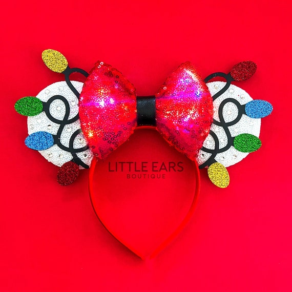 Christmas Mickey Ears, Christmas Minnie Ears, Mickey Ears, Minnie Ears, Christmas Ears, Mickey Holiday Ears, Mouse Ears