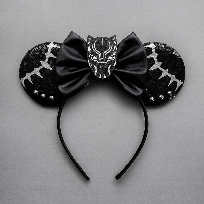 Black Panther Ears Mickey Ears Wakanda Mickey Ears Etsy