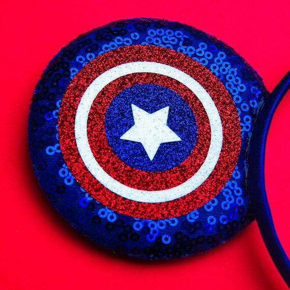 Mickey Ears Captain America Ears for 