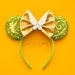 Disney Ears, Tinkerbell Ears, Tinkerbell Mickey Ears,  Mickey Ears, Fairies Inspired Mickey Ears, Tinker Bell Disney Ears, Mickey Mouse Ears 