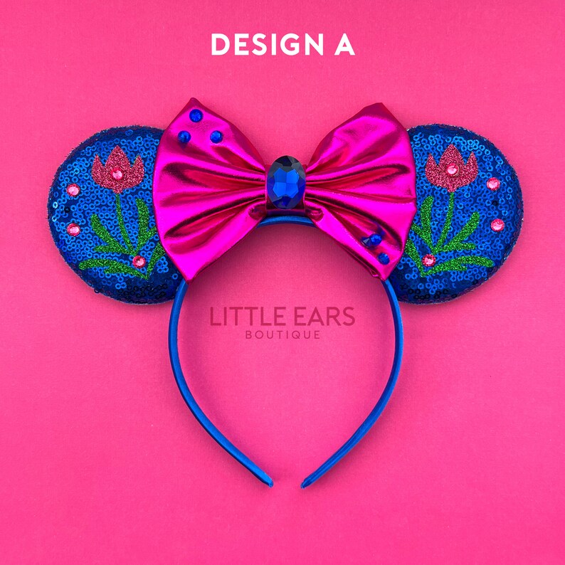 Disney Ears Anna Ears Frozen Ears Anna Mickey Ears Frozen Etsy