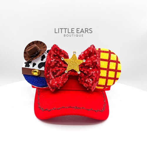 Cowboy  Ears Visor, Mouse Ears, Mouse Hats with Ears, Magical Kingdom Hats, Toy Story Mouse Hats, Mouse Visors, Mickey Hats, Mickey Ears