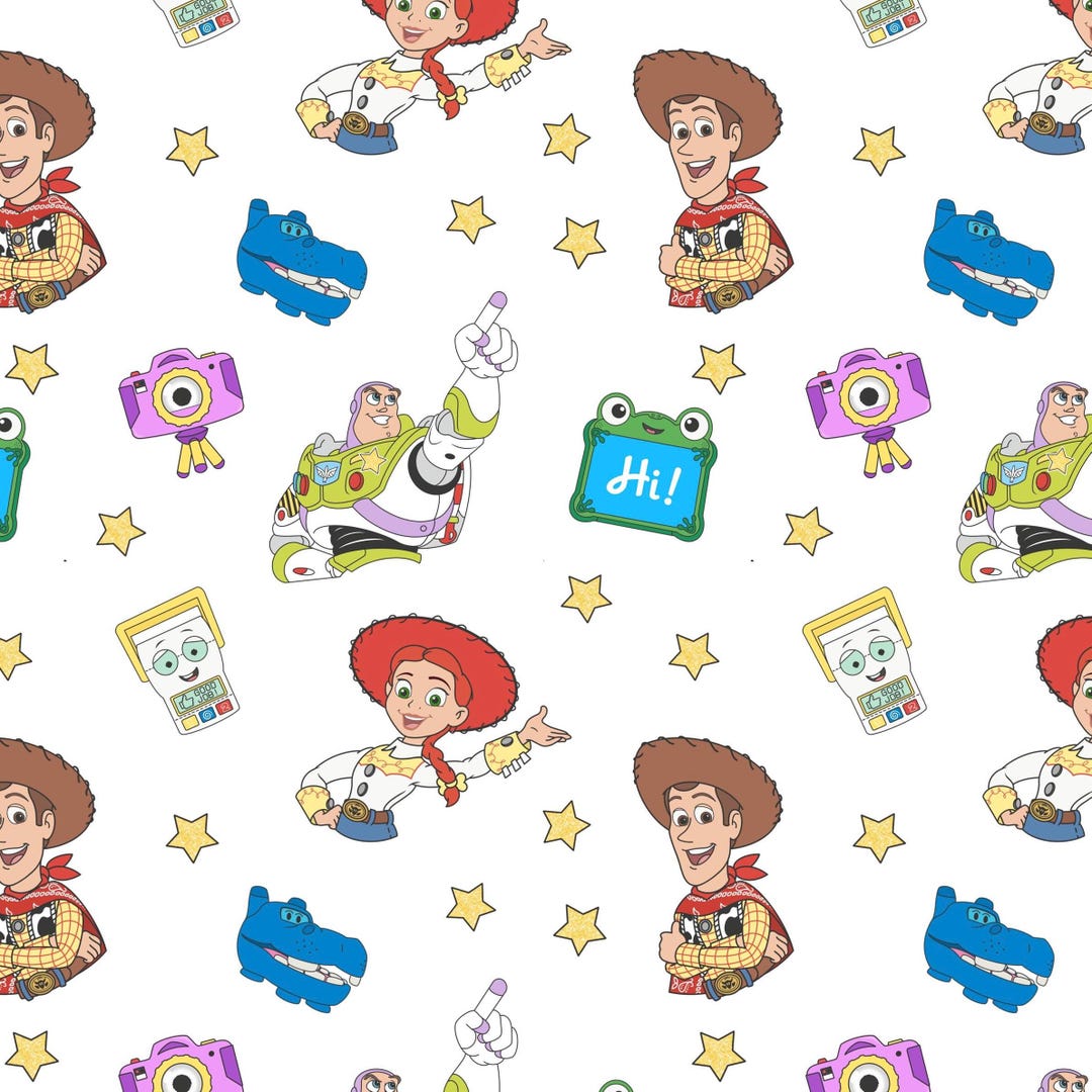 Toy Story 5, Buzz Lightyear Seamless Pattern, PNG, Repeating Pattern ...
