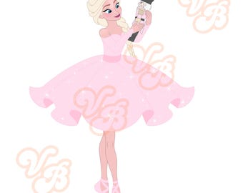 Elsa Ballerina PNG Navidad, Minnie Mouse, Frozen, Cascanueces, Disney, Ciruela confitada, Cascanueces, Morado, Pastel lavanda