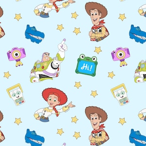 Toy Story 5, Buzz Lightyear Seamless pattern, PNG, Repeating Pattern, atlas, lilypad, smarty pants, snappy, Toy Story, Pixar, woody, jesse
