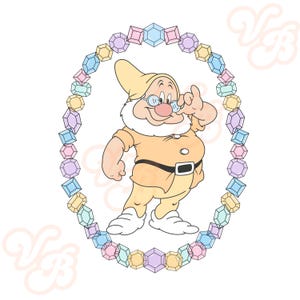 7 nains, blanc comme neige, Disney, Disneyland, Disneyworld, clipart, png, film, doc, heureux, somnolent, grincheux, abruti, étouffant, timide, cadre