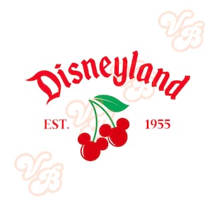 Disney Cherry Pink PNG, bow, Minnie Mouse, Mickey Mouse, cherries, girly, summer, valentines day