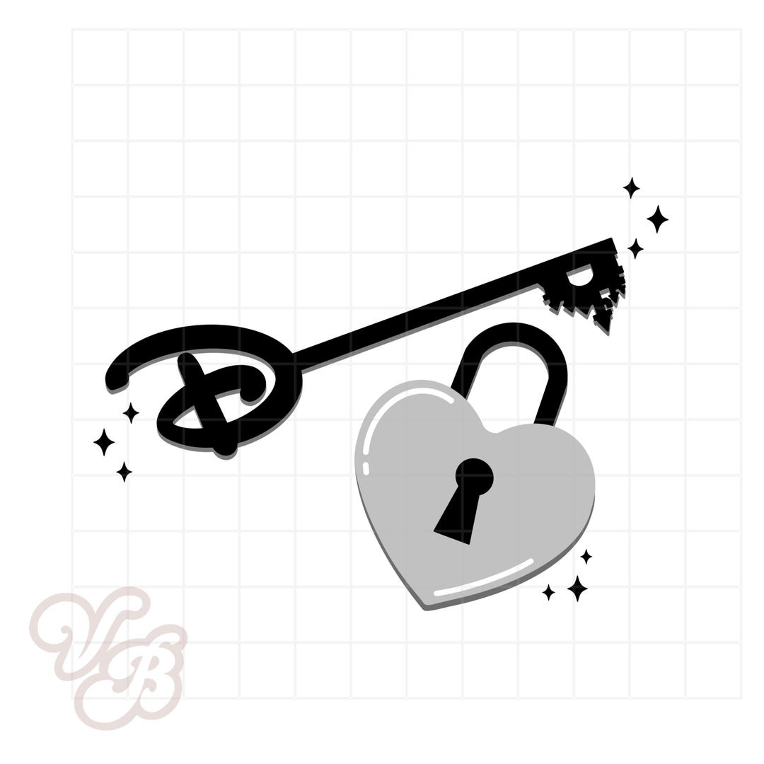 Disney Key, Key PNG, Darling, Disney, Disneyland, Disney World, Lock - Etsy