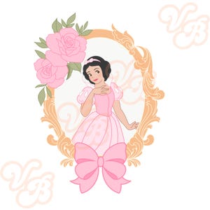 Princess, princesses, Disney, belle, Cinderella, Tiana, jasmine, aurora, Snow White, Ariel, heart locket, dresses, pink, coquette, bows,