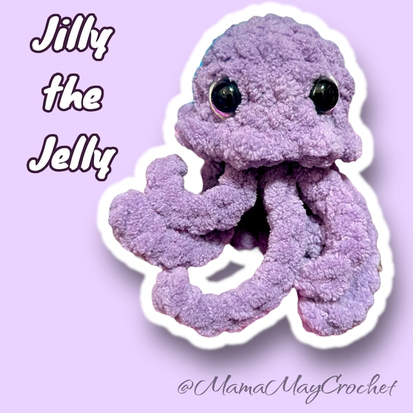 Jellyfish Plushie - crochet jellyfish - stuffed animal - amigurumi