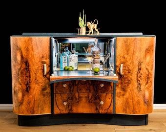 Art Deco Drinks Cabinet Cocktail Bar