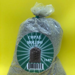 Copal Molido , copal grounded From Ecuador