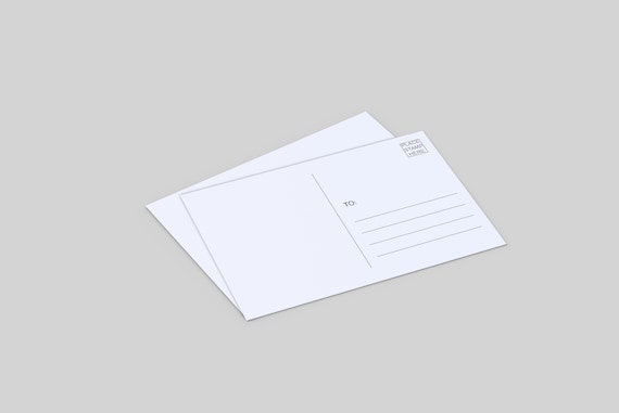 Blank Postcards 4x6 Plain White Uncoated Card Stock, Create Your