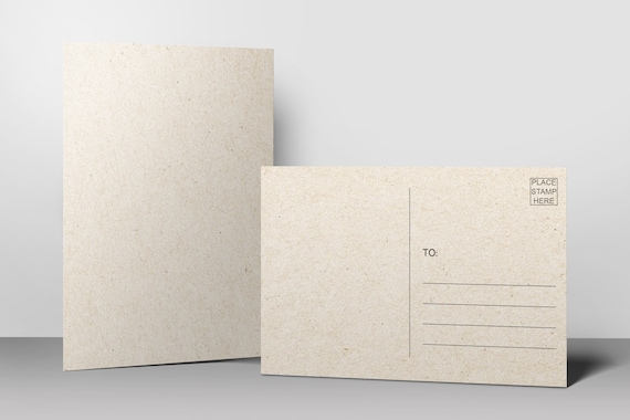 Blank Postcards 4x6 Plain White Uncoated Card Stock, Create Your