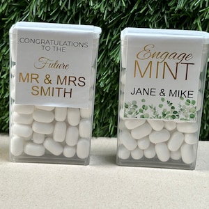 Mint to Be Tic Tac Stickers - Wedding Favor Sticker - Tic Tac Labels - Bridal Shower Favor - Tic Tac Favor Stickers - LABEL ONLY
