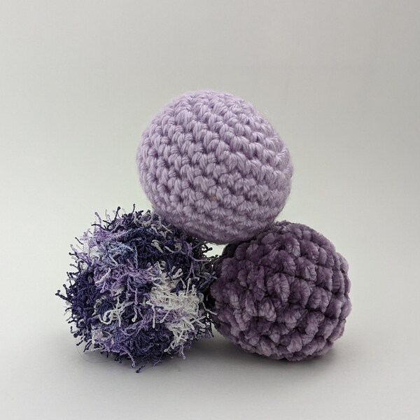 Sensory Spheres - Crochet Textured Plush Balls - Sensory Development Toy