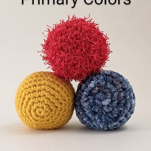 Sensory Spheres - Gender-Neutral Crochet Textured Plush Balls - Sensory Development Toy
