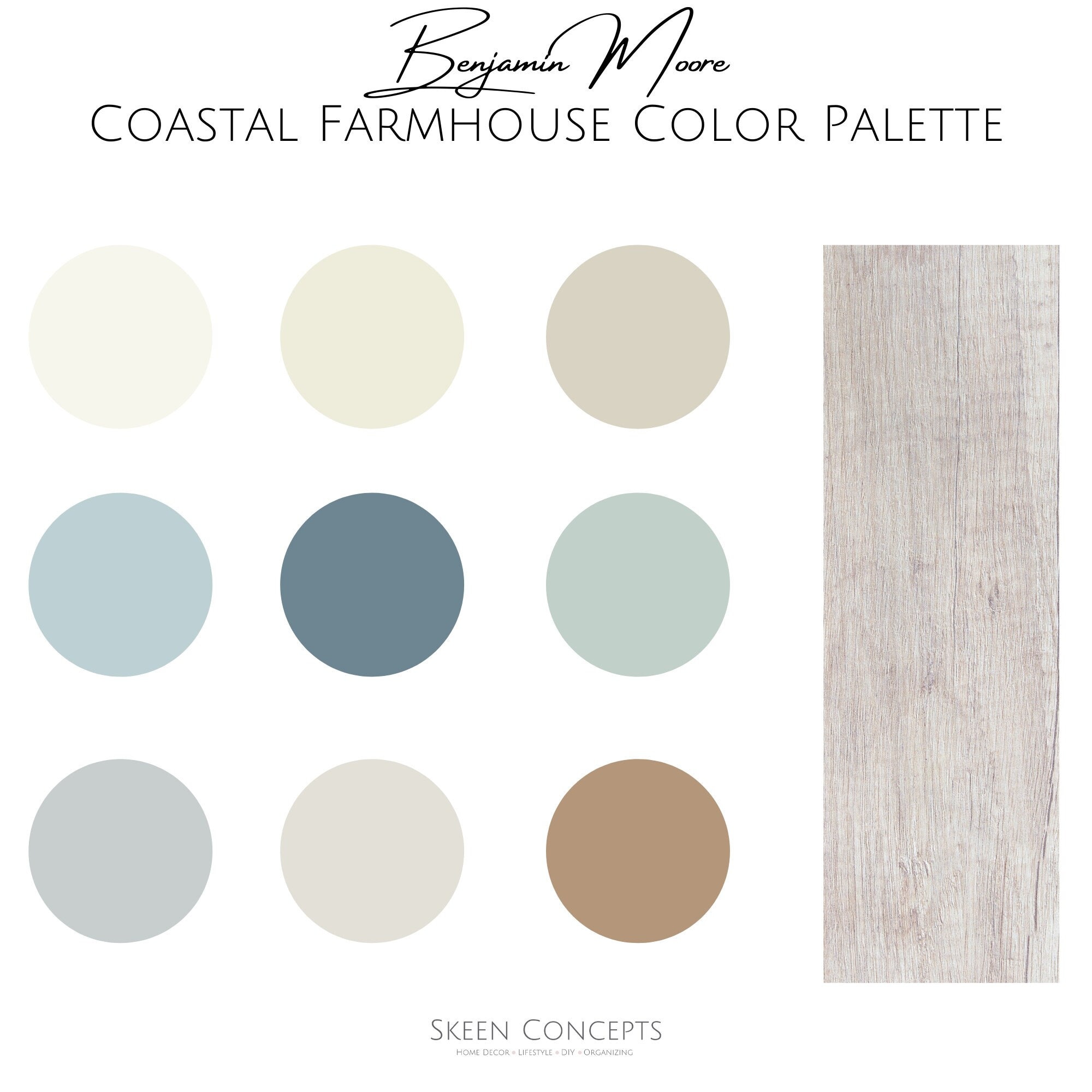 Coastal on sale paint palette