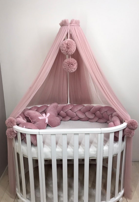 Ciel De Lit Scandy Baby Rose Poudre Etsy