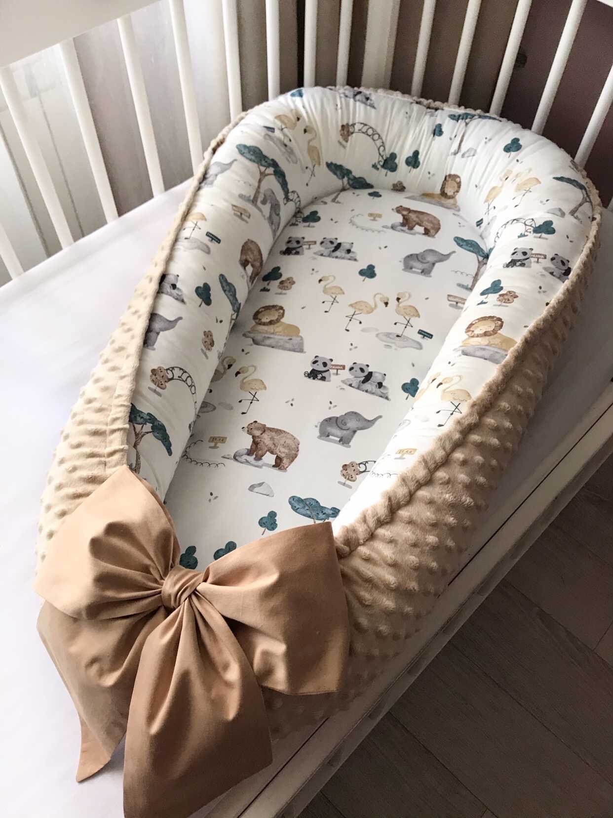 Baby Nest Pour Bébé Nouveau-Né/Nid de Bébé/Matelas Amovible /Lit d'enfant en Bas Âge/Berceau Bébé/Li